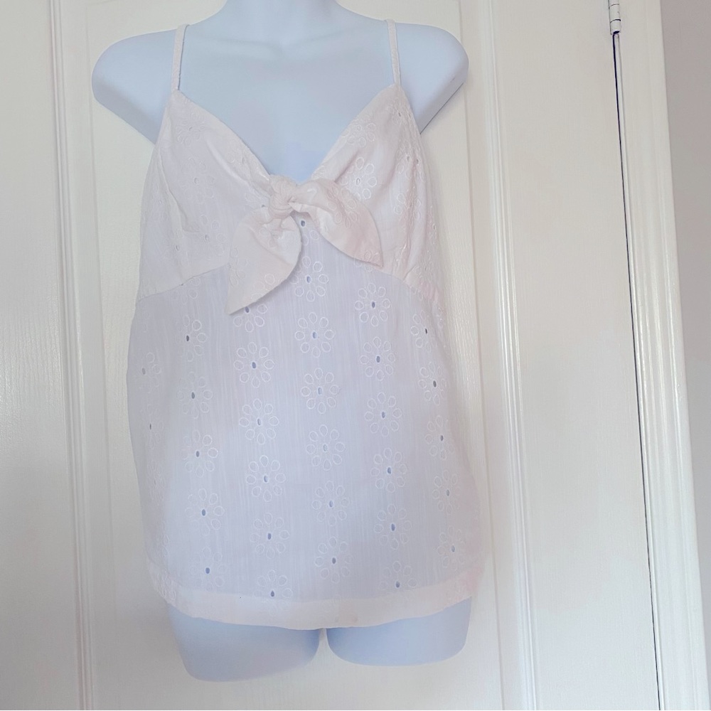 Eyelet summer top